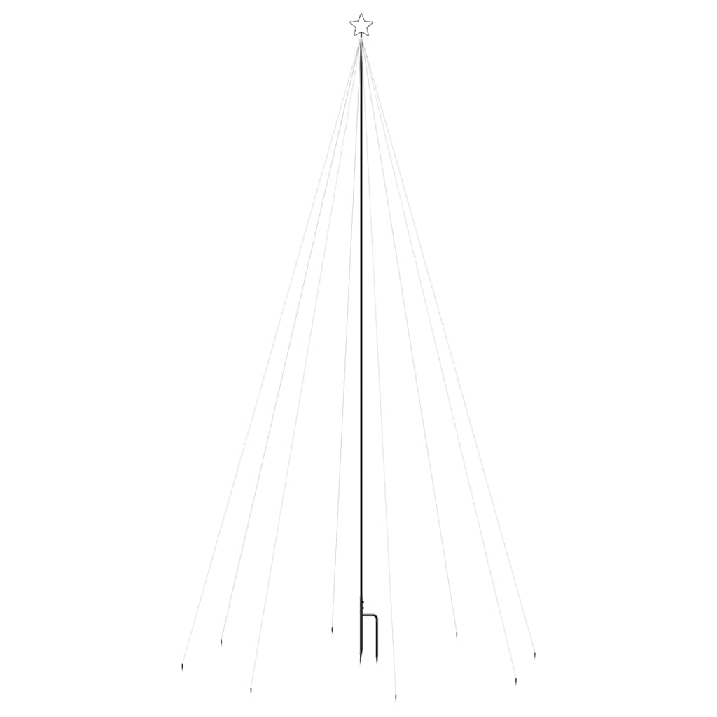 vidaXL Choinka z lampek ułożonych w wodospad, 400 diod LED, 2,5 m