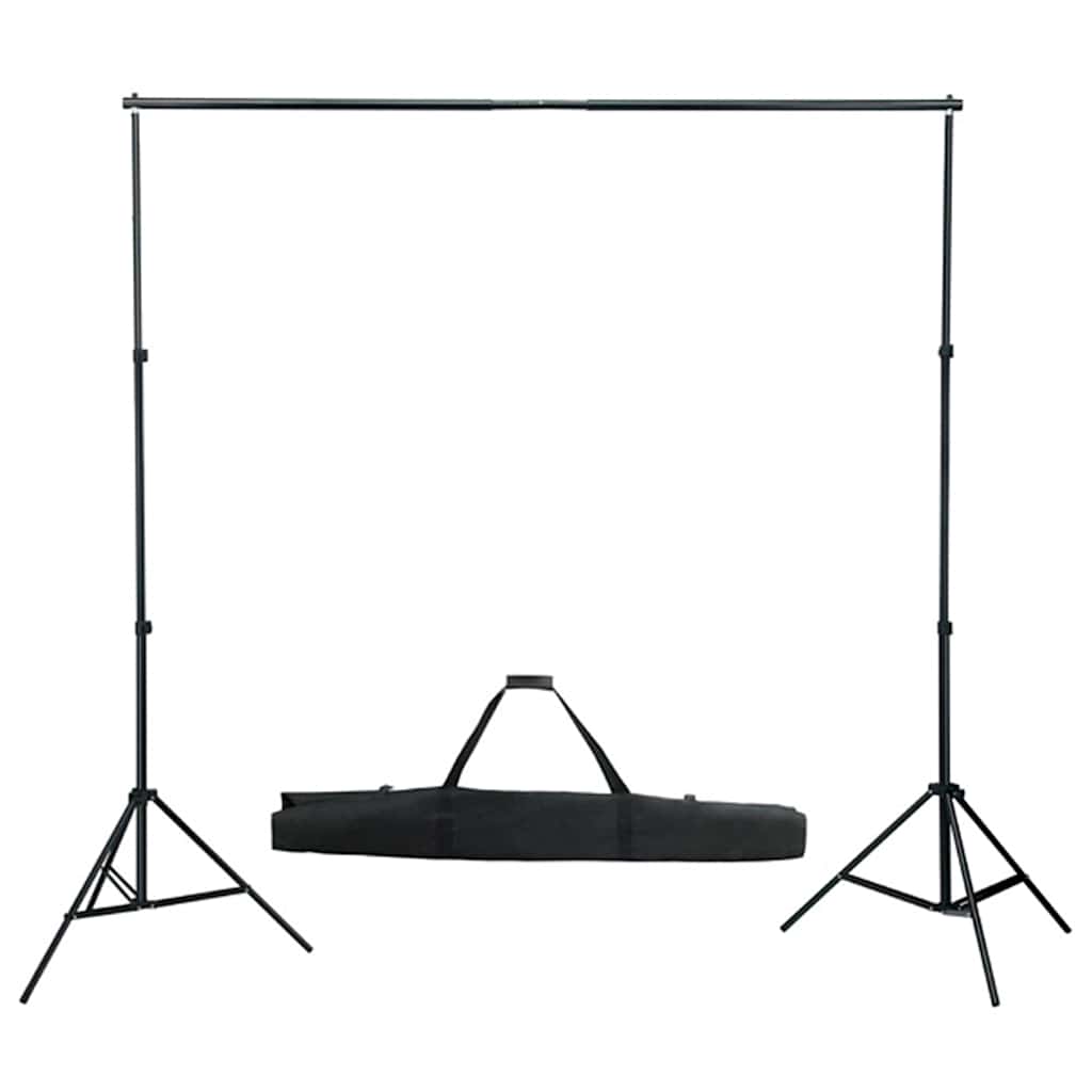 vidaXL Fotograficzny zestaw studyjny z tłem, lampami i parasolkami