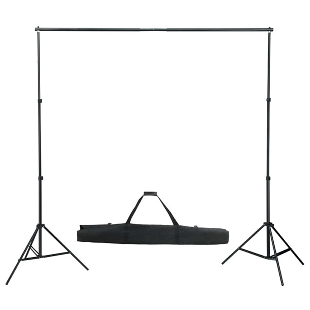 vidaXL Fotograficzny zestaw studyjny z tłem, lampami i parasolkami