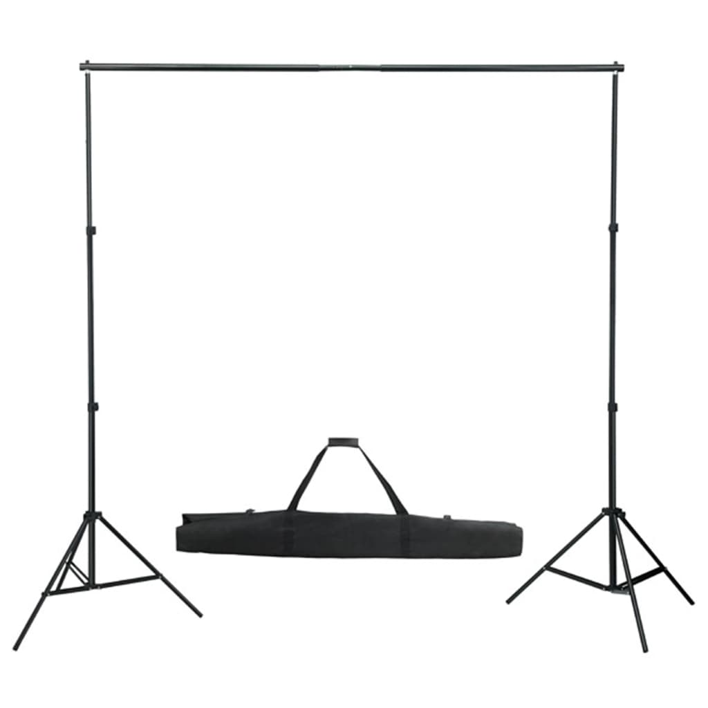 vidaXL Fotograficzny zestaw studyjny z lampami i tłem