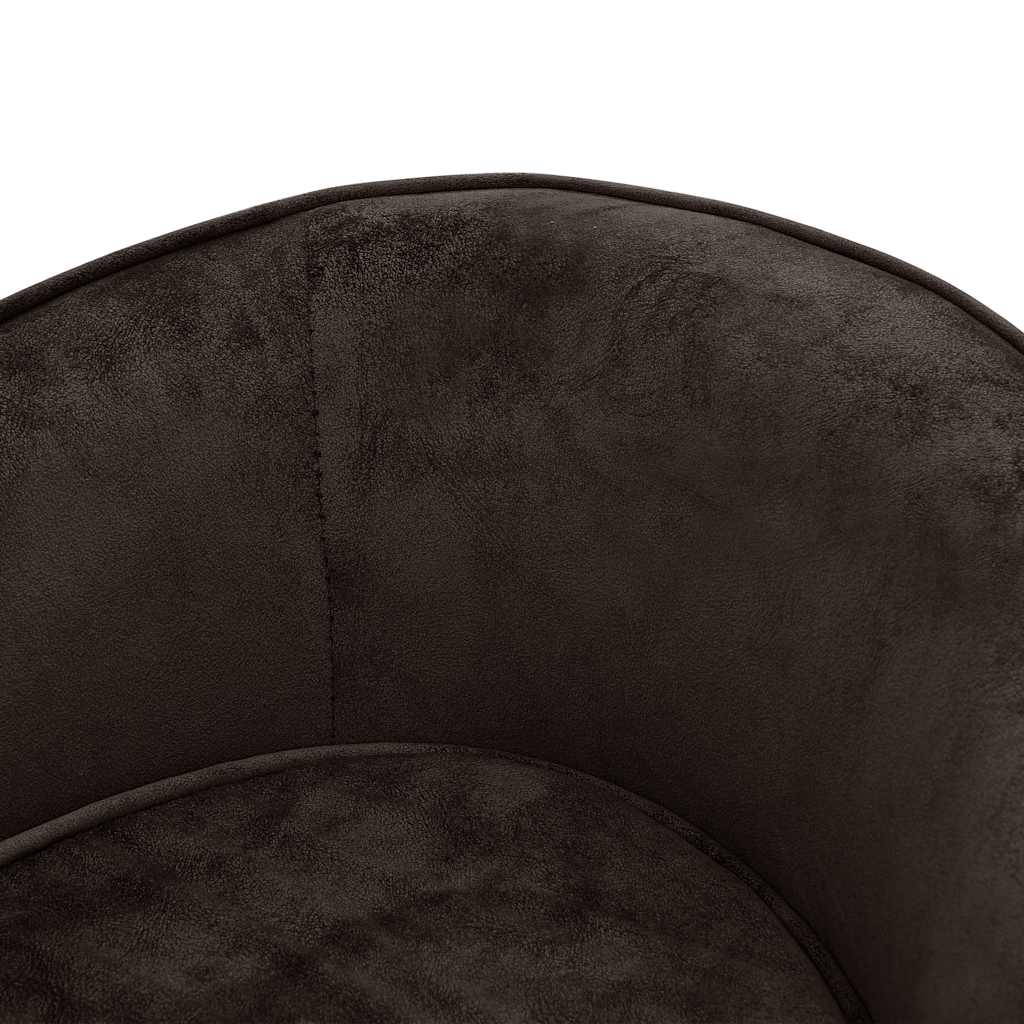 vidaXL Sofa dla psa, brązowa, 69x49x40 cm, pluszowa