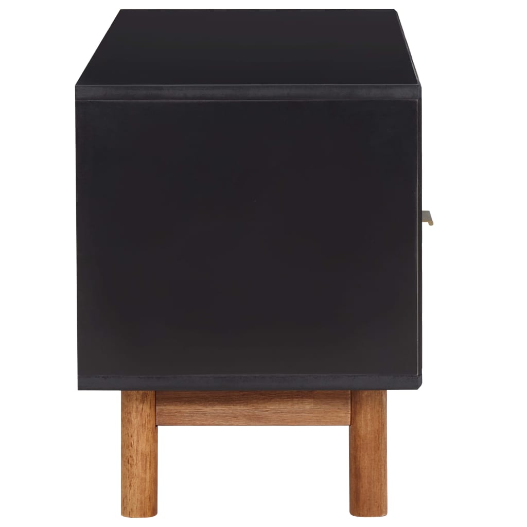 vidaXL Szafka pod TV, 100x35x45 cm, lite drewno akacjowe i MDF
