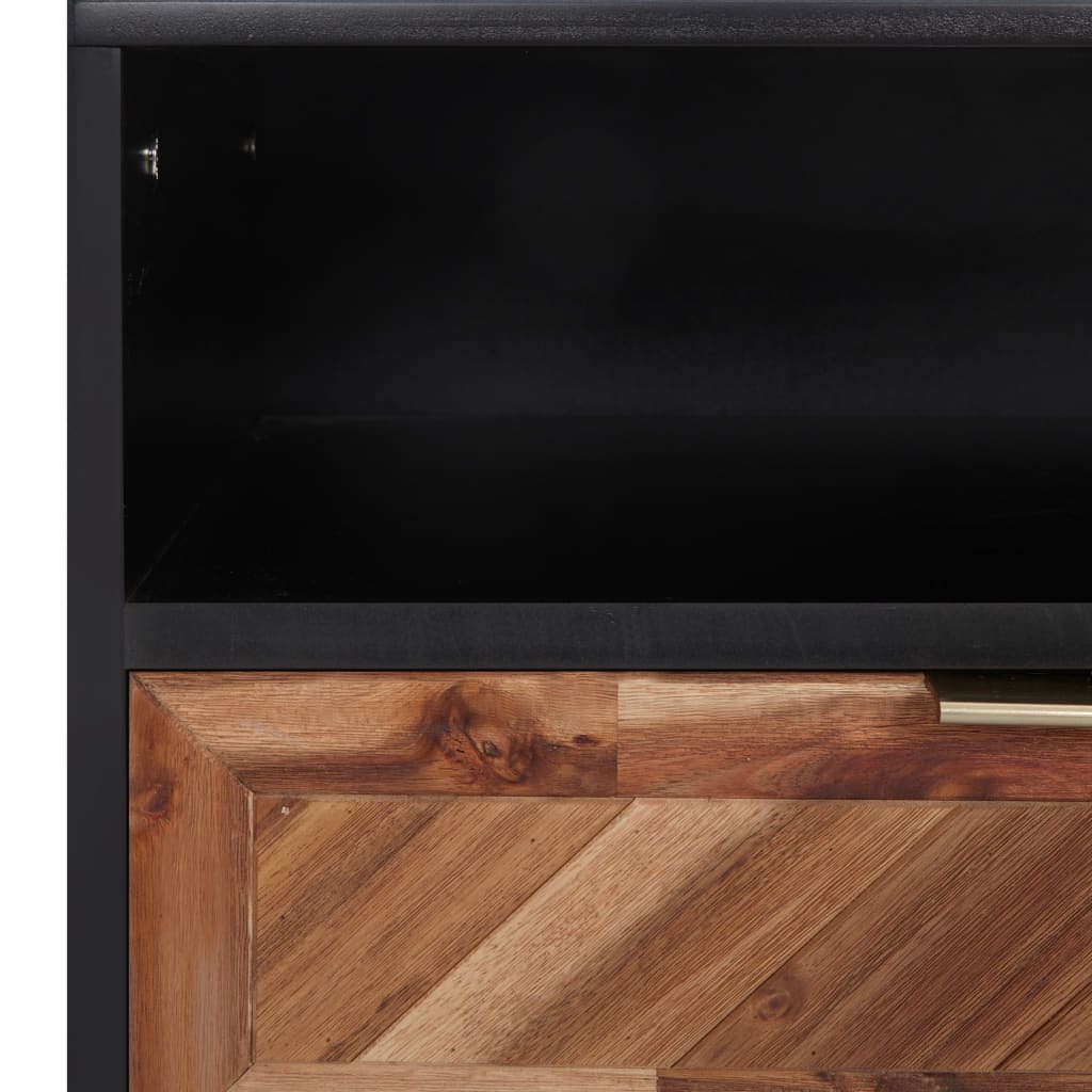 vidaXL Szafka pod TV, 100x35x45 cm, lite drewno akacjowe i MDF