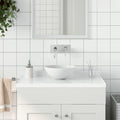 vidaXL Umywalka łazienkowa, ceramiczna, matowa biel, okrągła