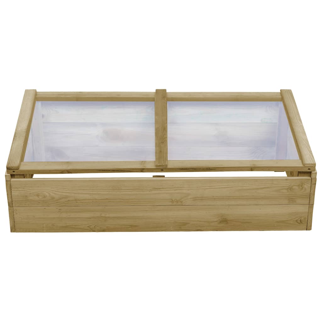 vidaXL Inspekty, 2 szt., impregnowane drewno sosnowe, 100x50x35 cm
