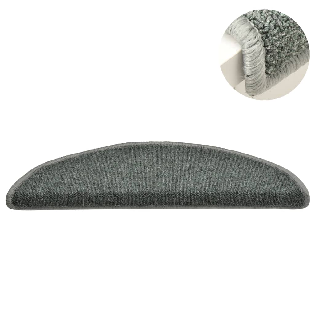 vidaXL Dywaniki na schody 15 szt. 56 x 17 x 3 cm Non-Slip