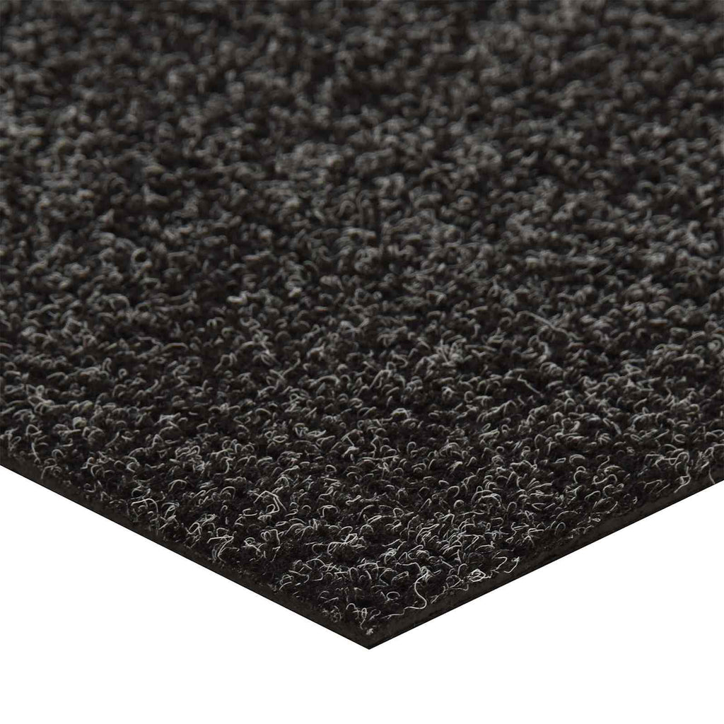 vidaXL Dywan 20 pcs Czarny 50 x 50 cm bitum