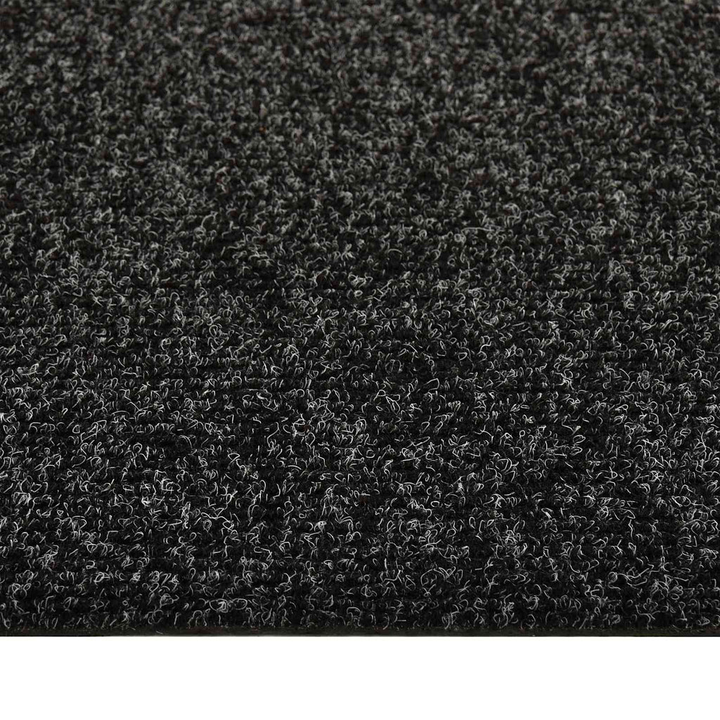 vidaXL Dywan 20 pcs Czarny 50 x 50 cm bitum