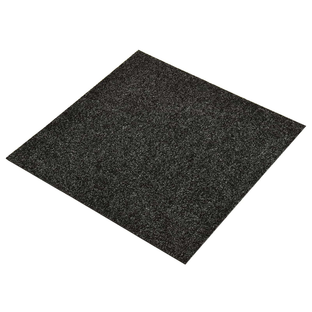 vidaXL Dywan 20 pcs Czarny 50 x 50 cm bitum