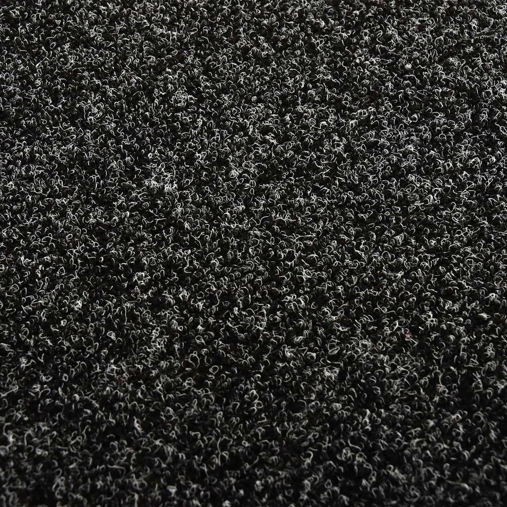 vidaXL Dywan 20 pcs Czarny 50 x 50 cm bitum