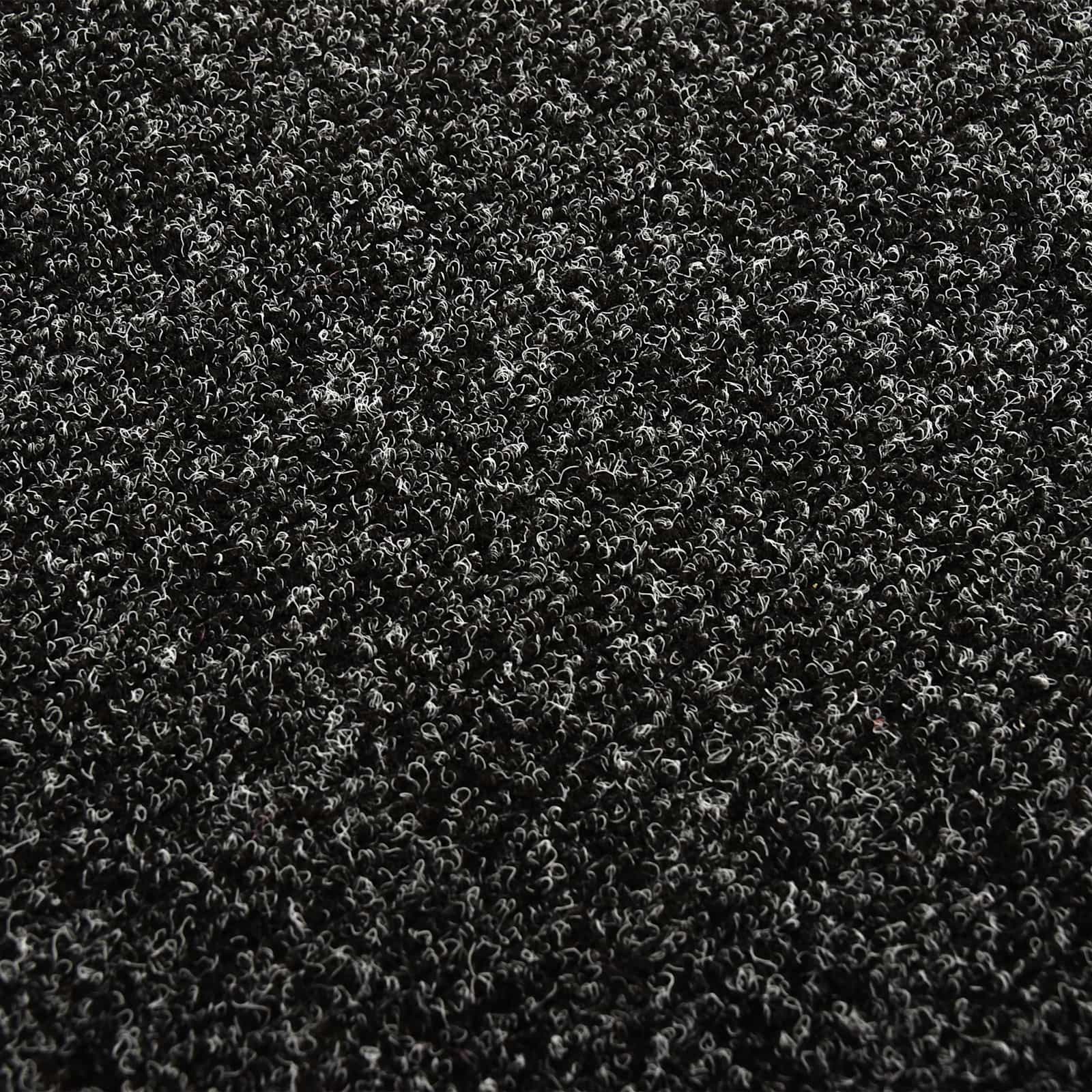 vidaXL Dywan 20 pcs Czarny 50 x 50 cm bitum