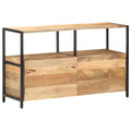 vidaXL Szafka, 110x35x65 cm, lite drewno mango