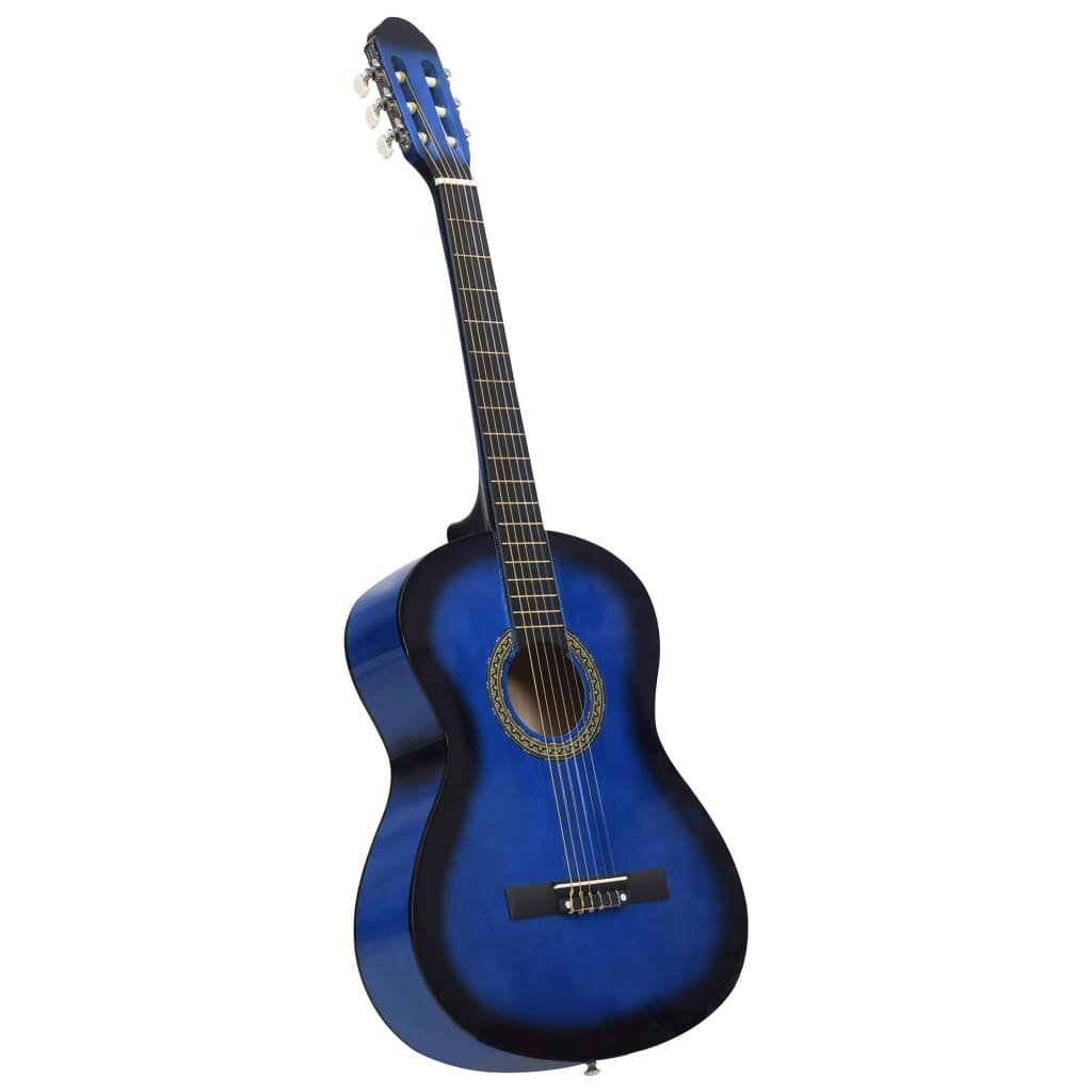 vidaXL Gitara klasyczna dla początkujących, 4/4, 39", z pokrowcem