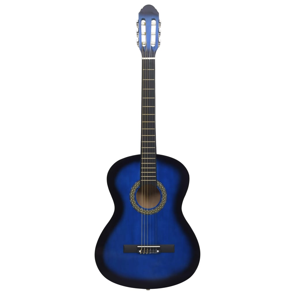 vidaXL Gitara klasyczna dla początkujących, 4/4, 39", z pokrowcem