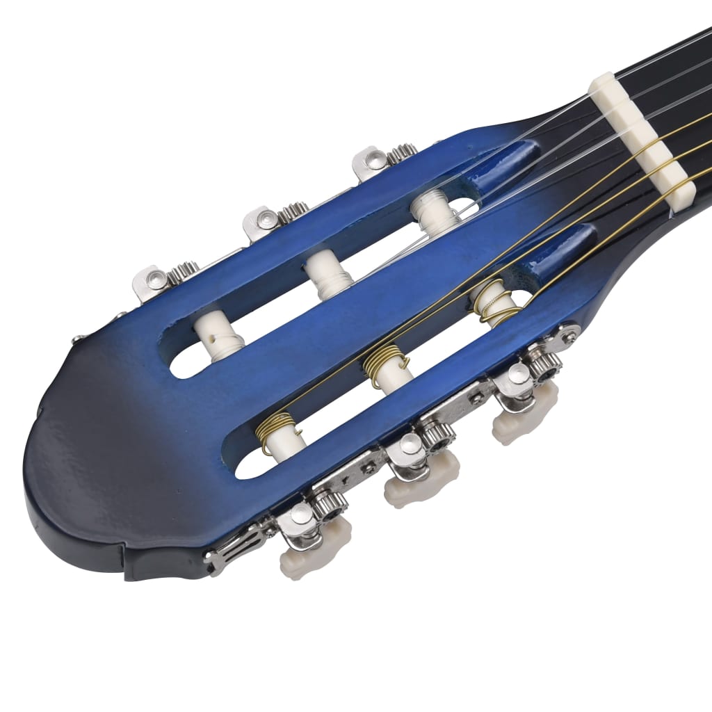 vidaXL Gitara klasyczna dla początkujących, 4/4, 39", z pokrowcem