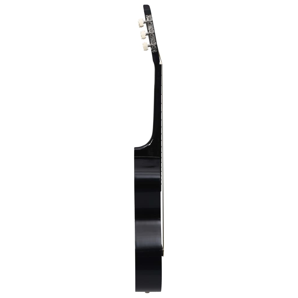 vidaXL Gitara klasyczna dla początkujących, 4/4, 39", z pokrowcem