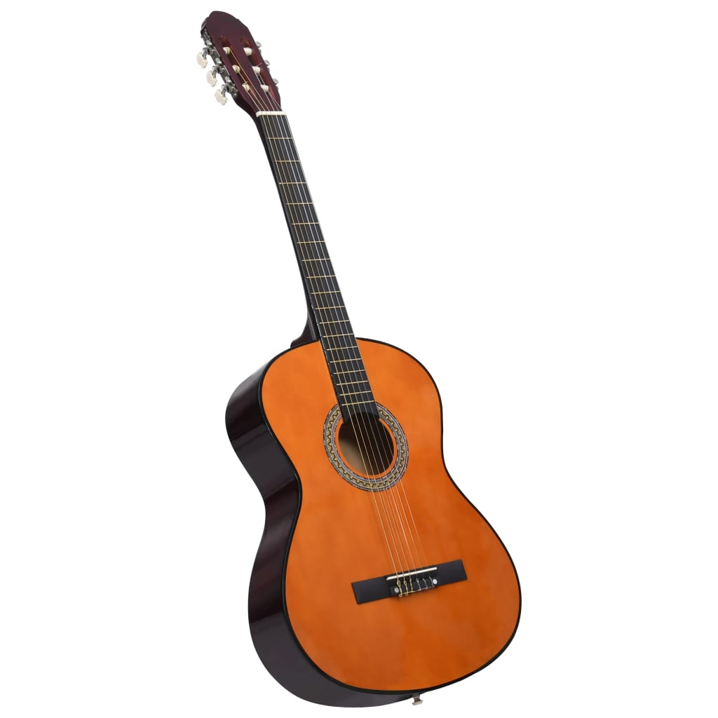 vidaXL Gitara klasyczna dla początkujących, 4/4, 39", z pokrowcem