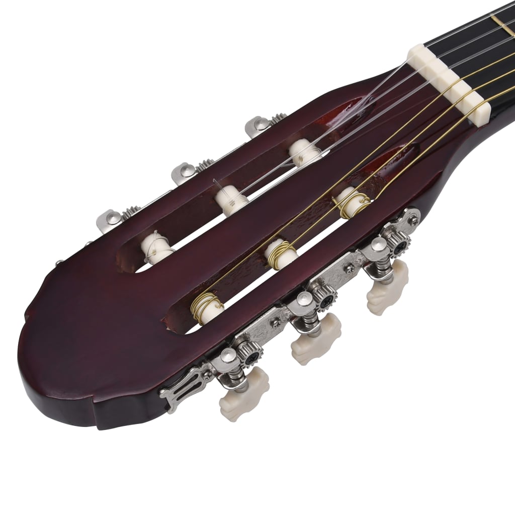 vidaXL Gitara klasyczna dla początkujących, 4/4, 39", z pokrowcem