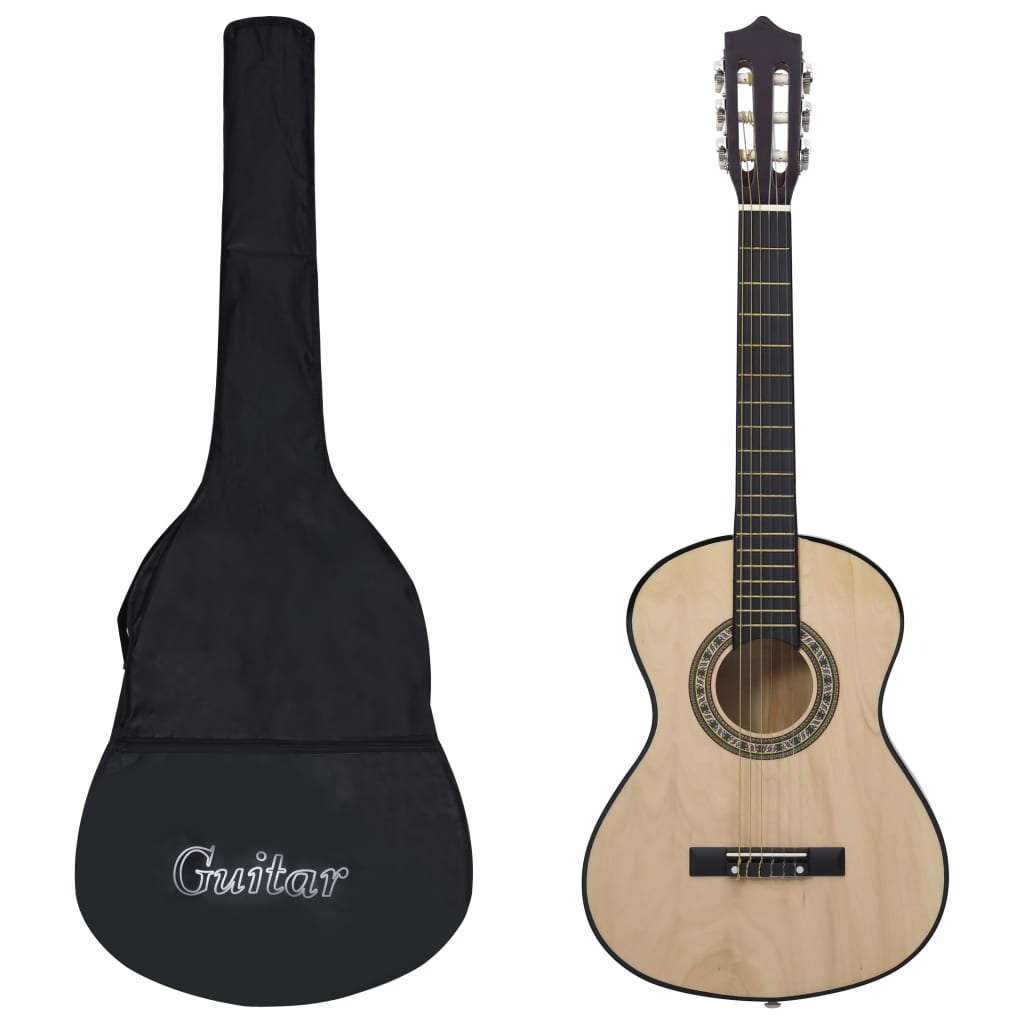 vidaXL Gitara klasyczna dla początkujących i dzieci, 1/2, z pokrowcem