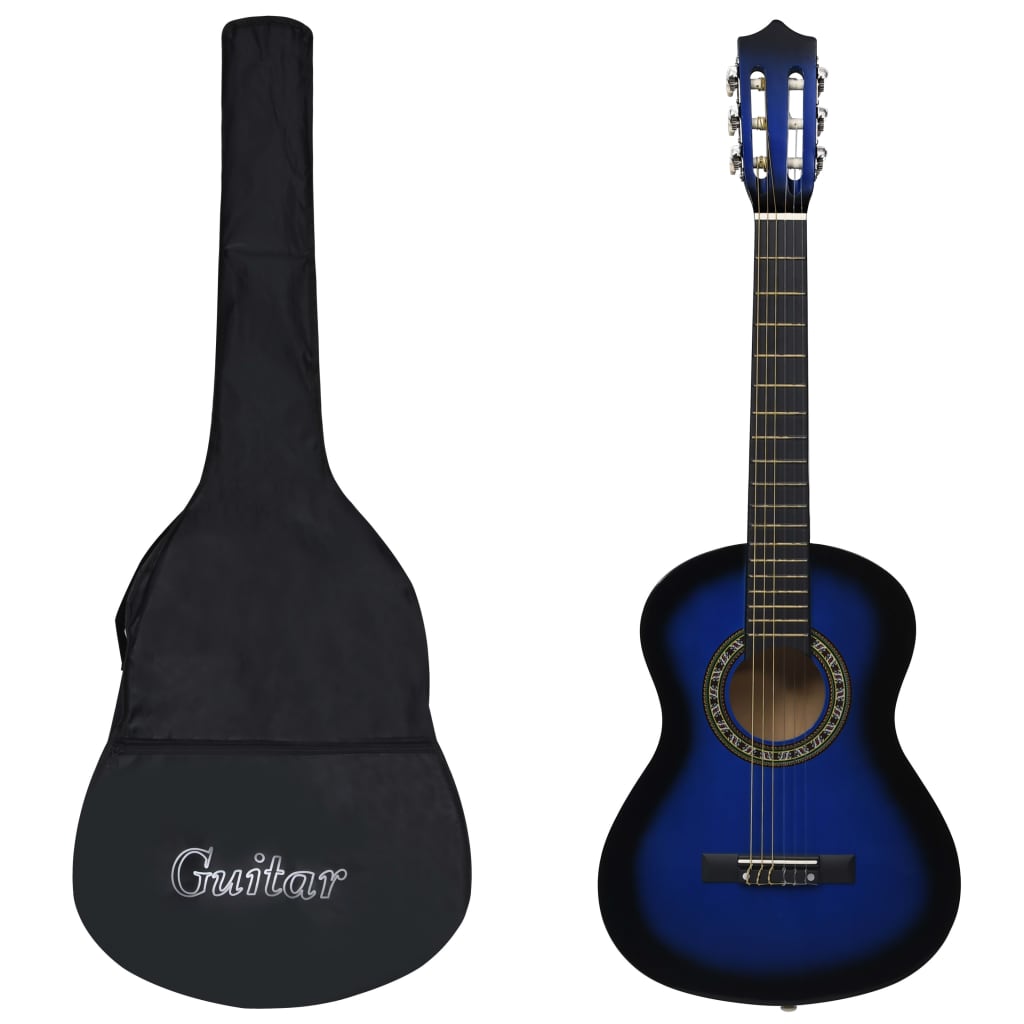 vidaXL Gitara klasyczna dla początkujących i dzieci 1/2, z pokrowcem