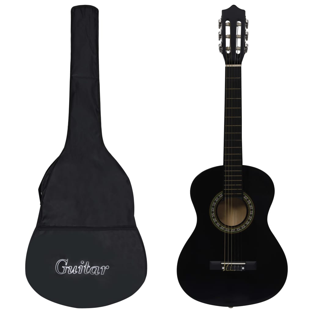 vidaXL Gitara klasyczna dla początkujących i dzieci 1/2, z pokrowcem