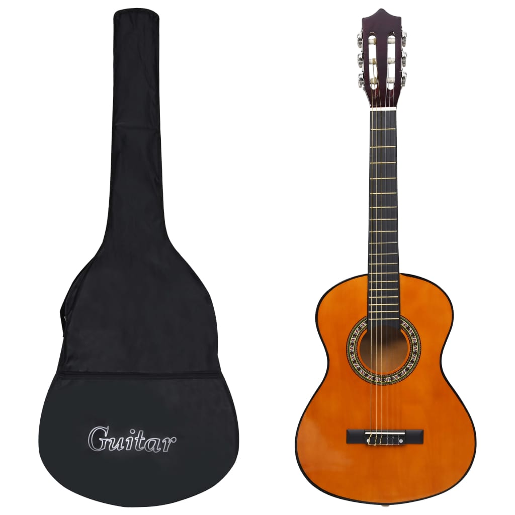 vidaXL Gitara klasyczna dla początkujących i dzieci 1/2, z pokrowcem