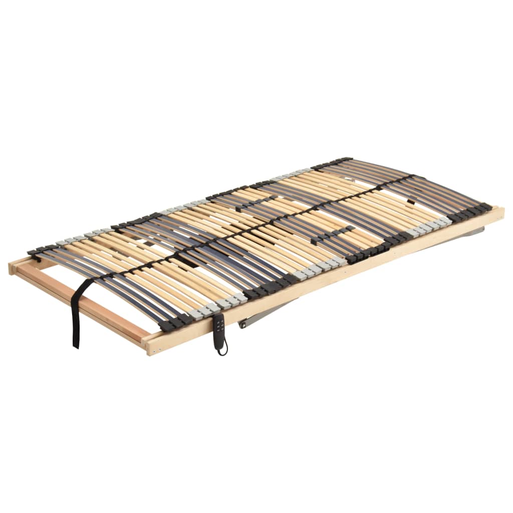 vidaXL Elektryczny stelaż do łóżka z 42 listwami, 7 stref, 80 x 200 cm