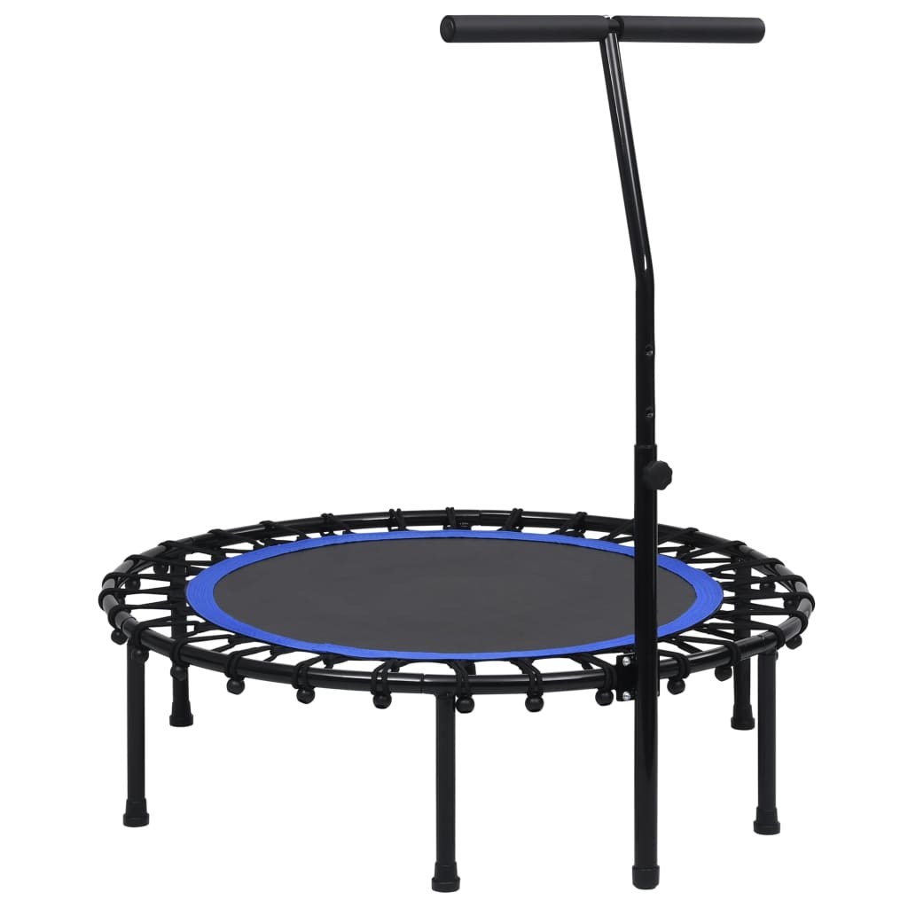 vidaXL Trampolina fitness, uchwyt i nakładka zabezpieczająca, 102 cm