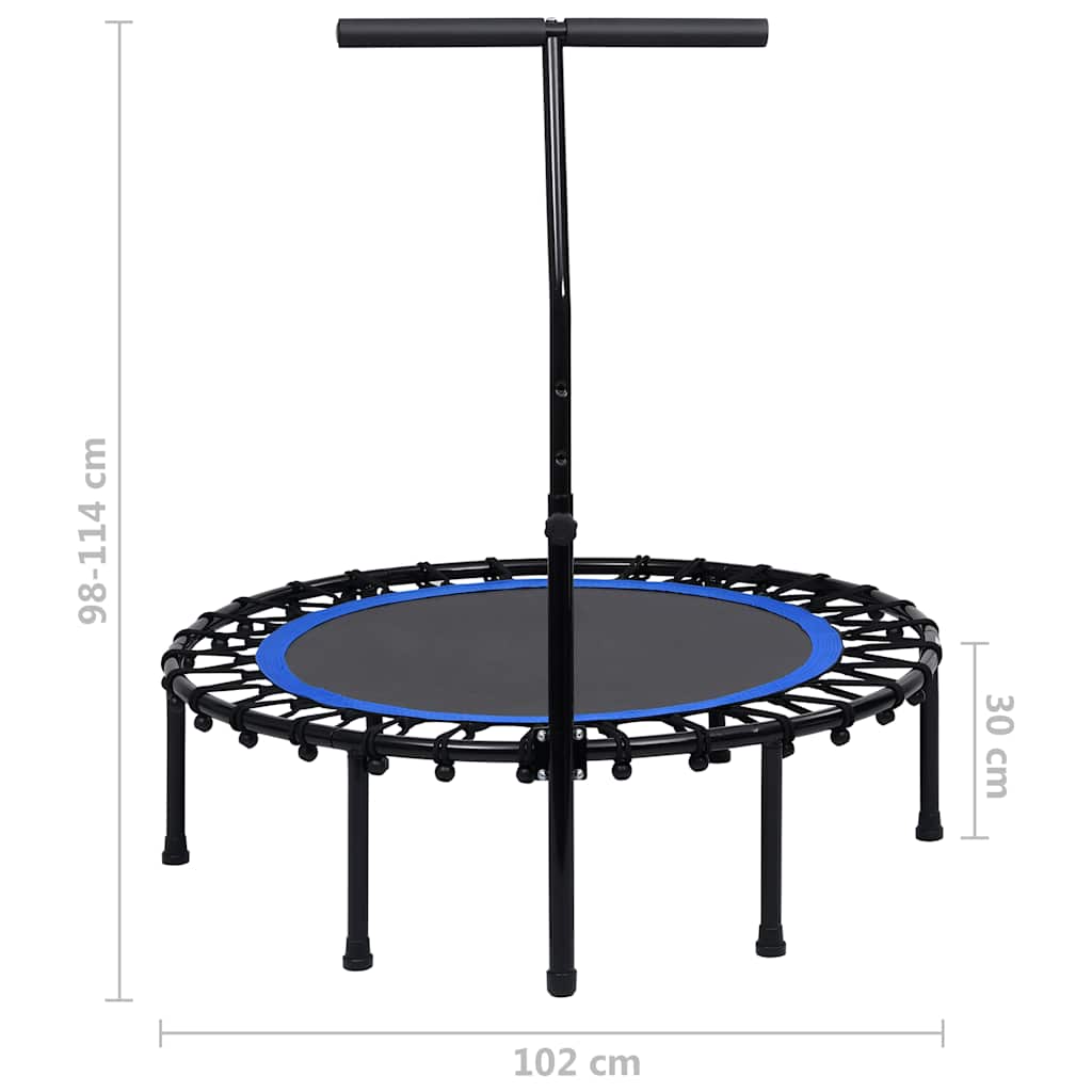 vidaXL Trampolina fitness z uchwytem, 102 cm