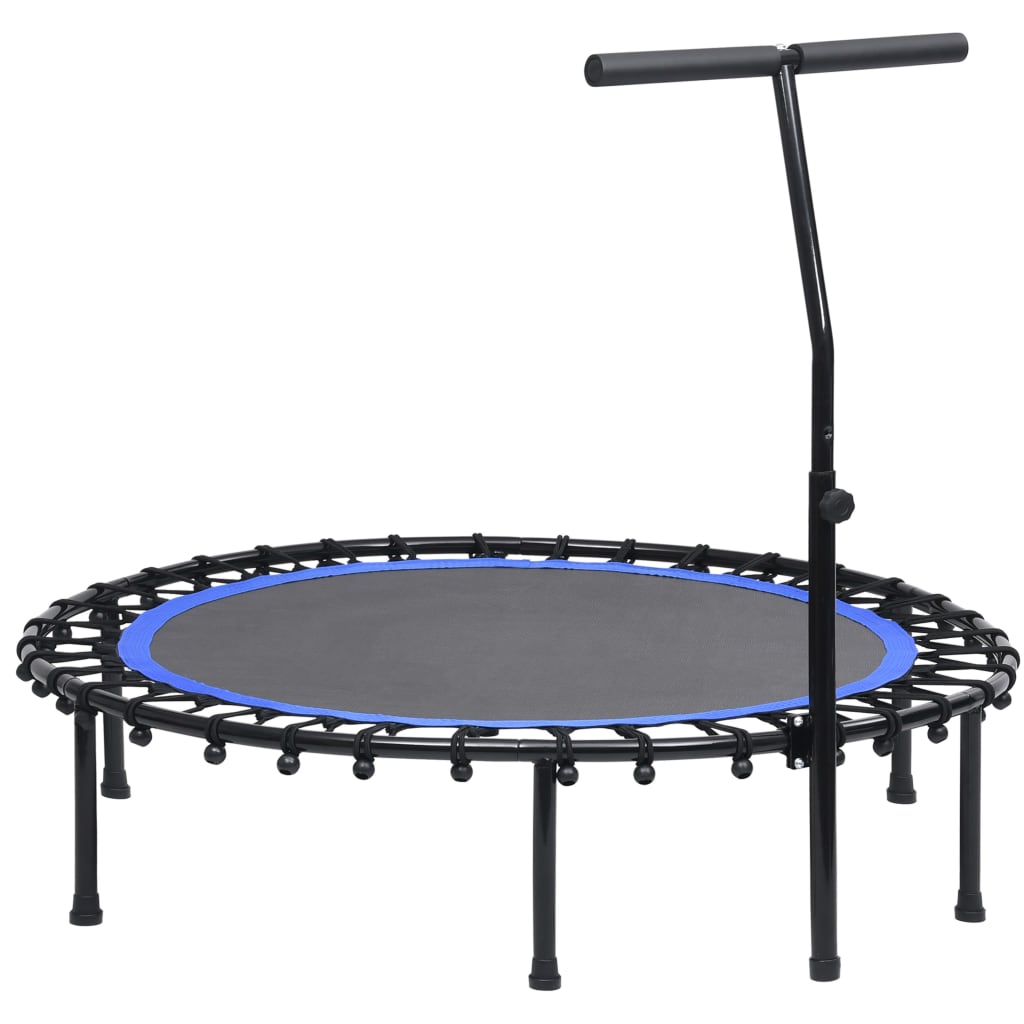 vidaXL Trampolina fitness z uchwytem, 122 cm