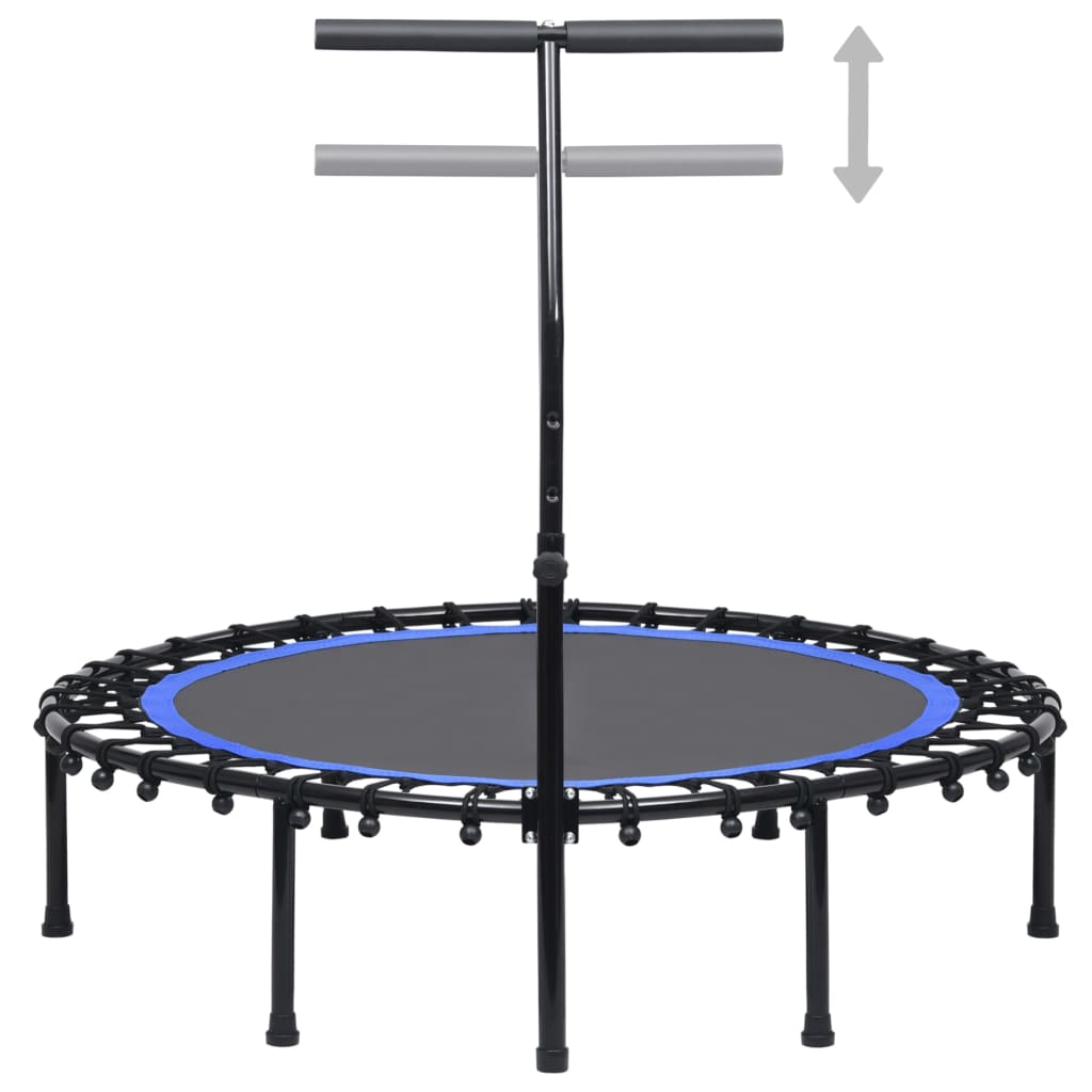 vidaXL Trampolina fitness z uchwytem, 122 cm
