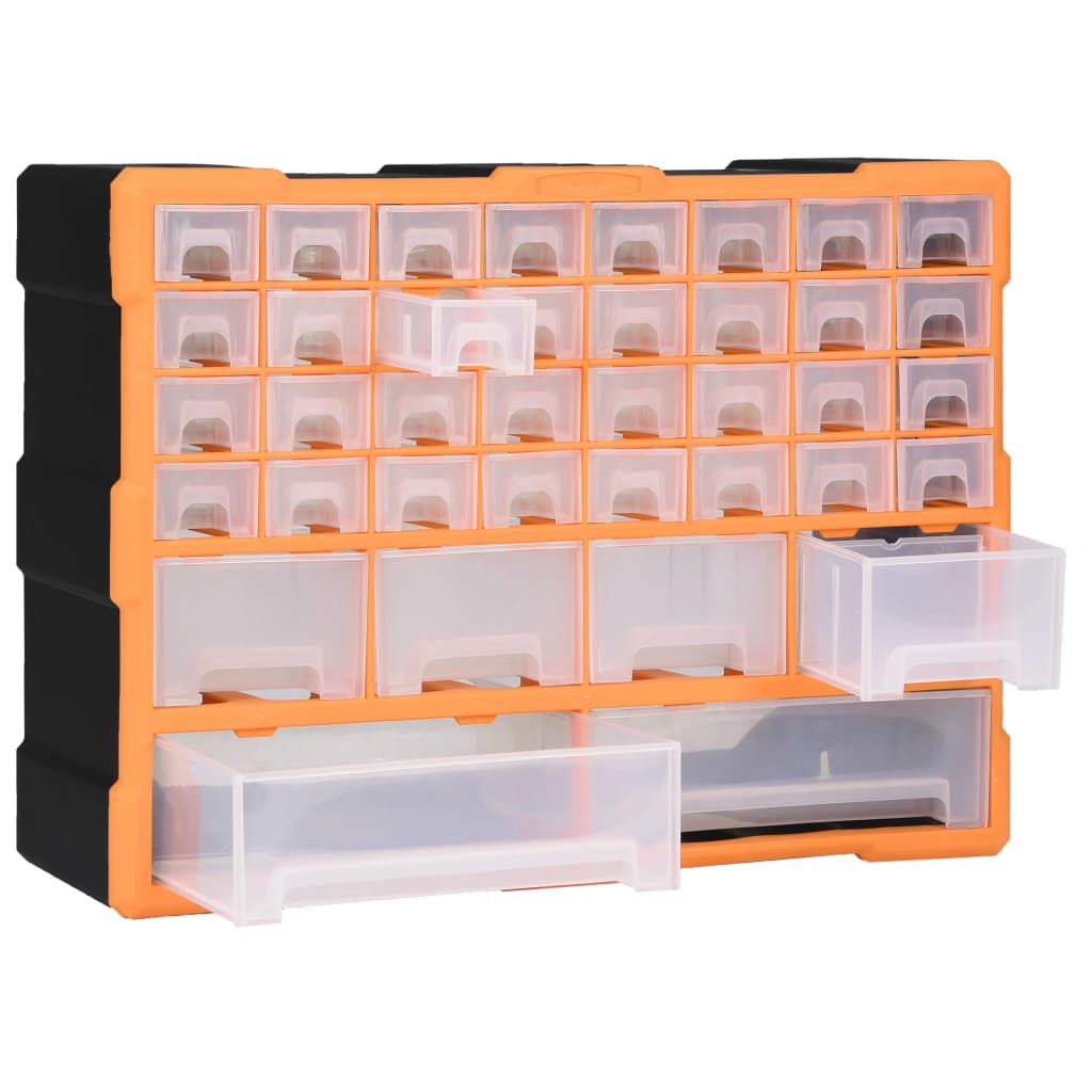 vidaXL Organizer z 38 szufladkami, 52x16x37,5 cm