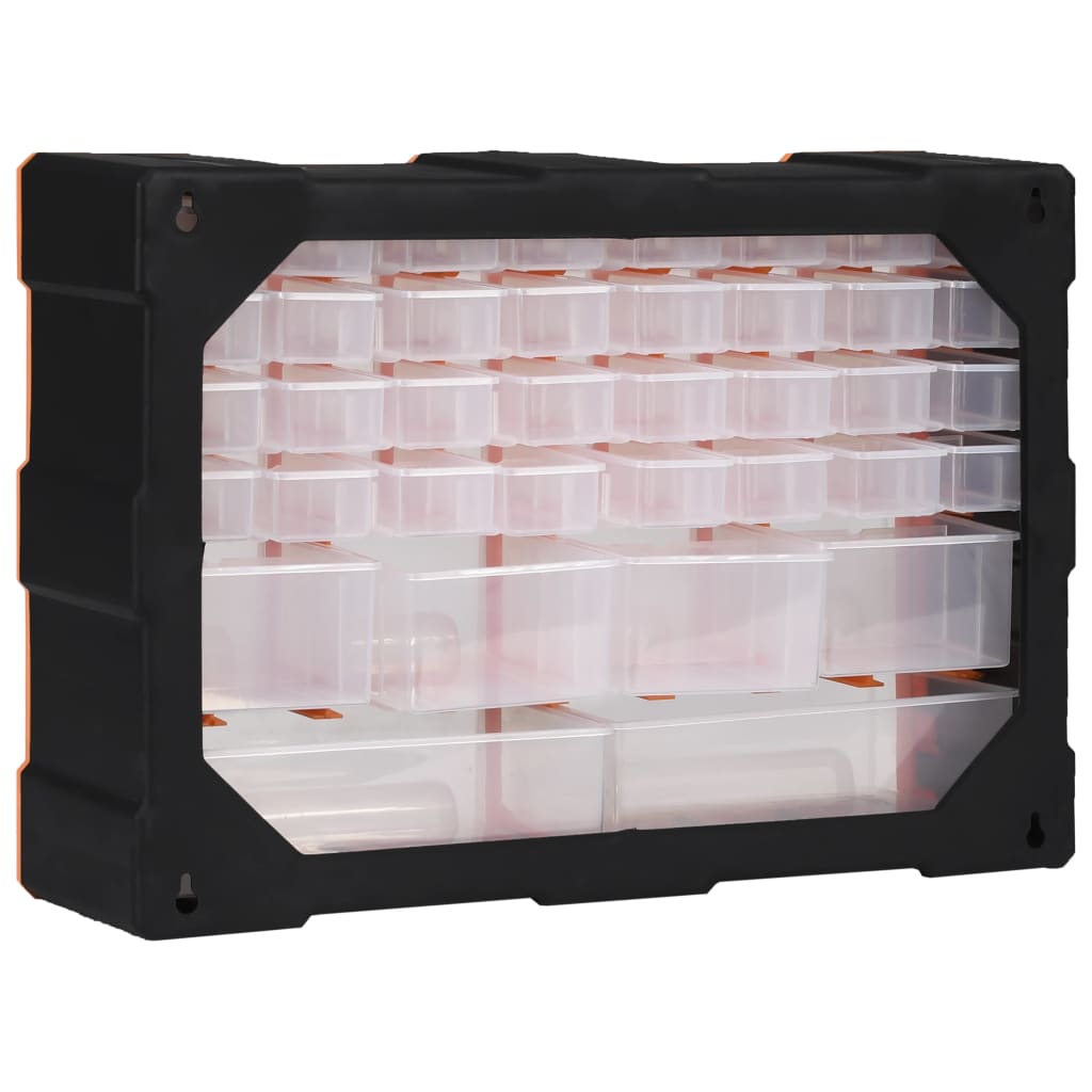 vidaXL Organizer z 38 szufladkami, 52x16x37,5 cm