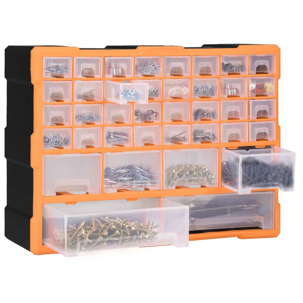 vidaXL Organizer z 38 szufladkami, 52x16x37,5 cm