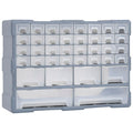 vidaXL Organizer z 38 szufladkami, 52x16x37,5 cm