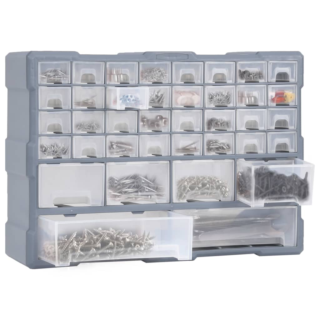 vidaXL Organizer z 38 szufladkami, 52x16x37,5 cm