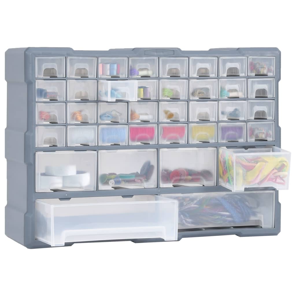 vidaXL Organizer z 38 szufladkami, 52x16x37,5 cm