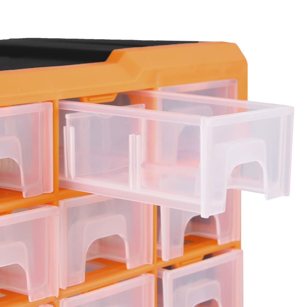 vidaXL Organizer z 64 szufladkami, 52x16x37,5 cm