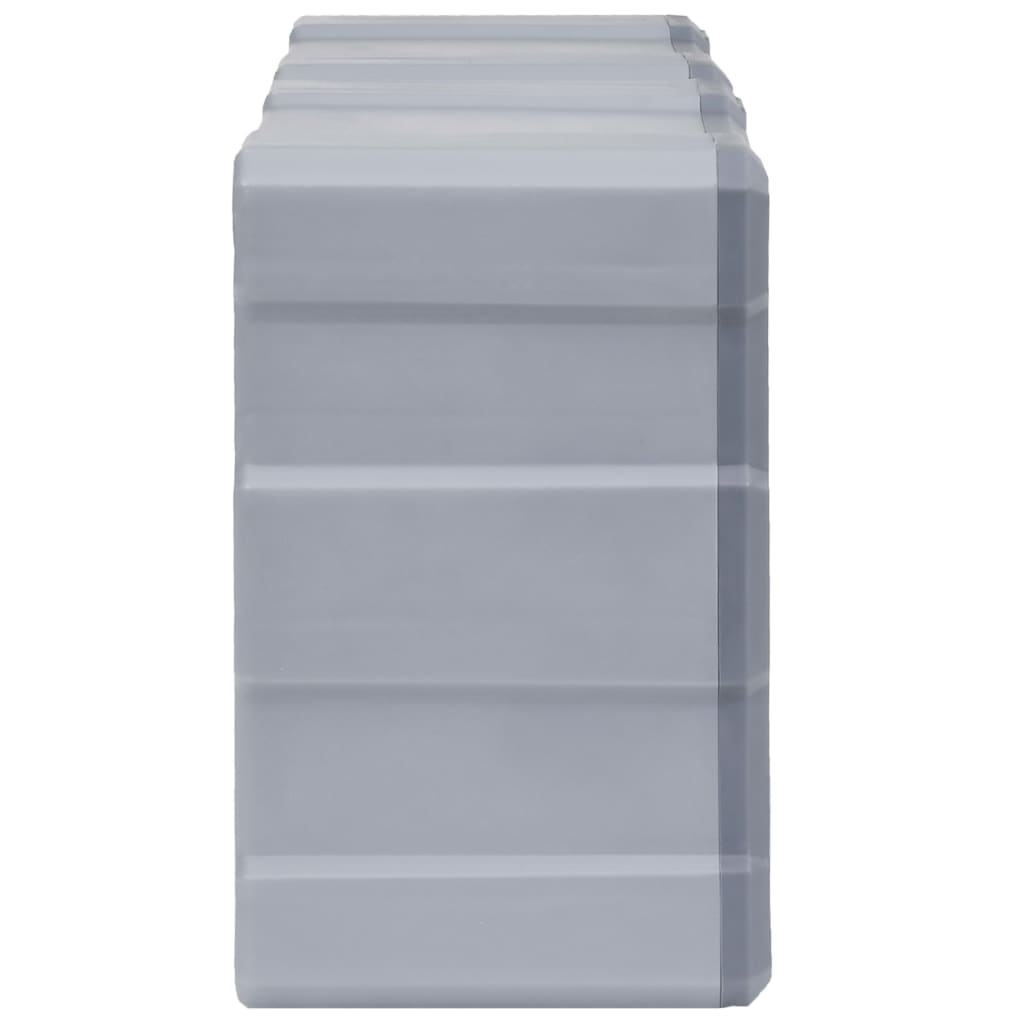 vidaXL Organizery z 12 szufladkami, 2 szt, 26,5x16x26 cm