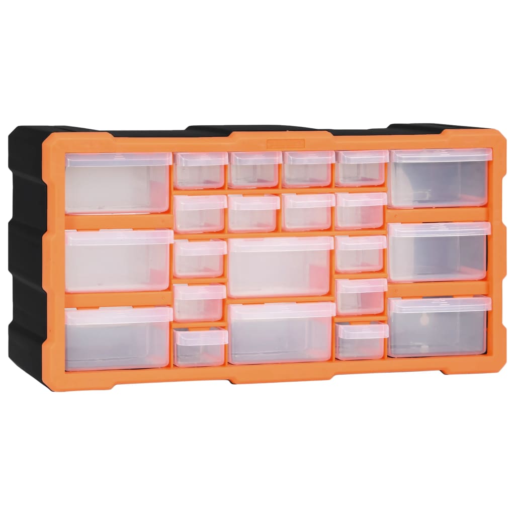 vidaXL Organizer z 22 szufladkami, 49x16x25,5 cm