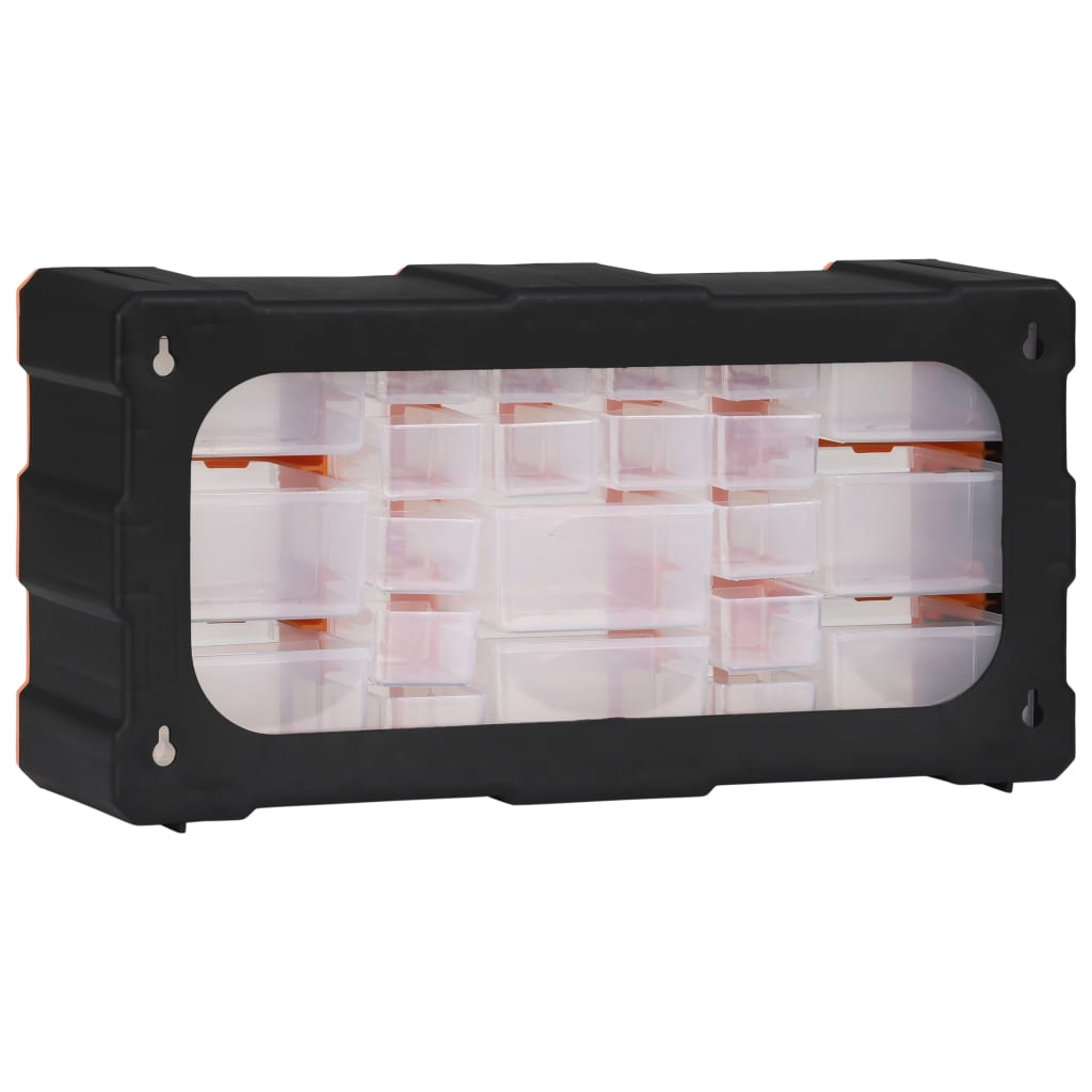 vidaXL Organizer z 22 szufladkami, 49x16x25,5 cm