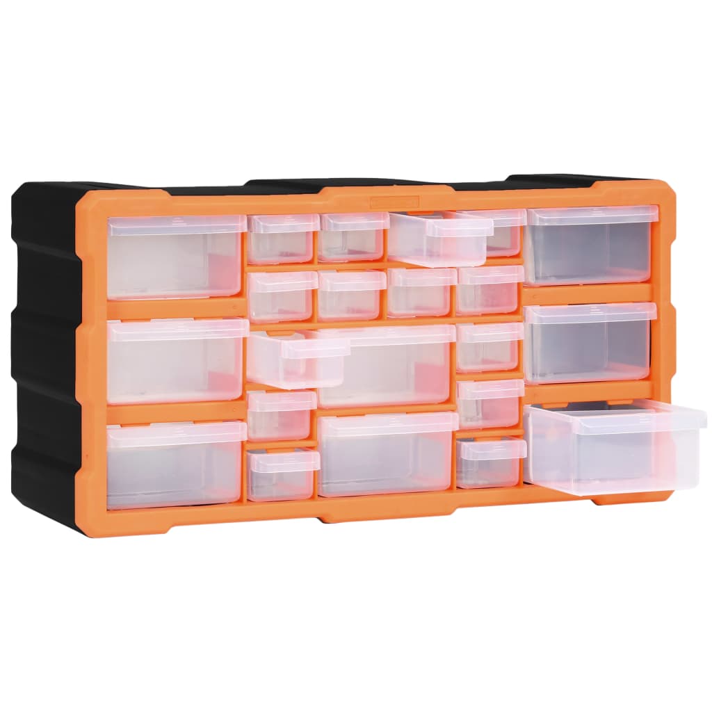 vidaXL Organizer z 22 szufladkami, 49x16x25,5 cm