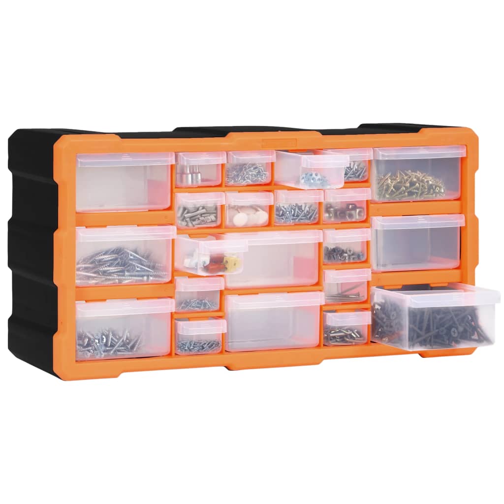 vidaXL Organizer z 22 szufladkami, 49x16x25,5 cm