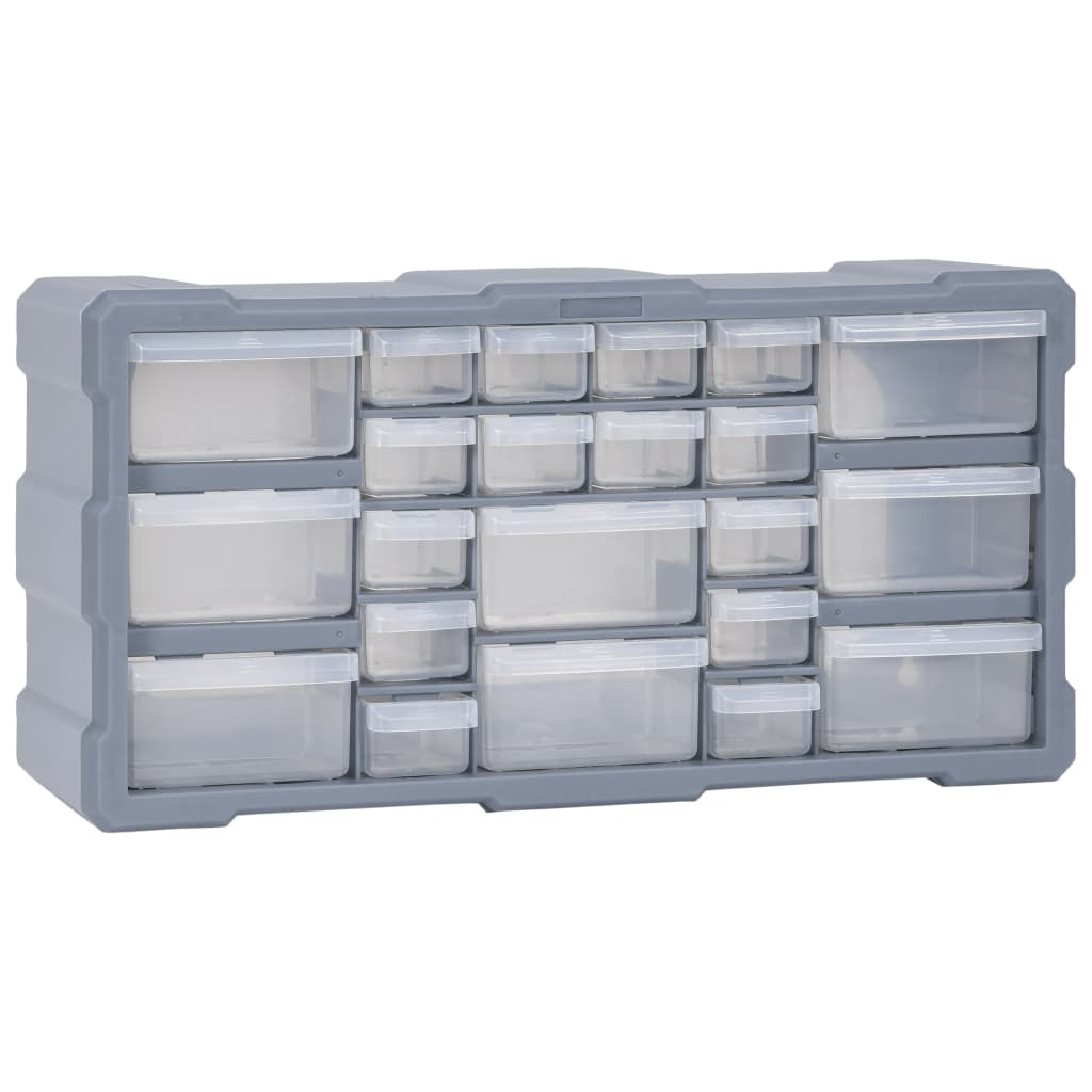 vidaXL Organizer z 22 szufladkami, 49x16x25,5 cm