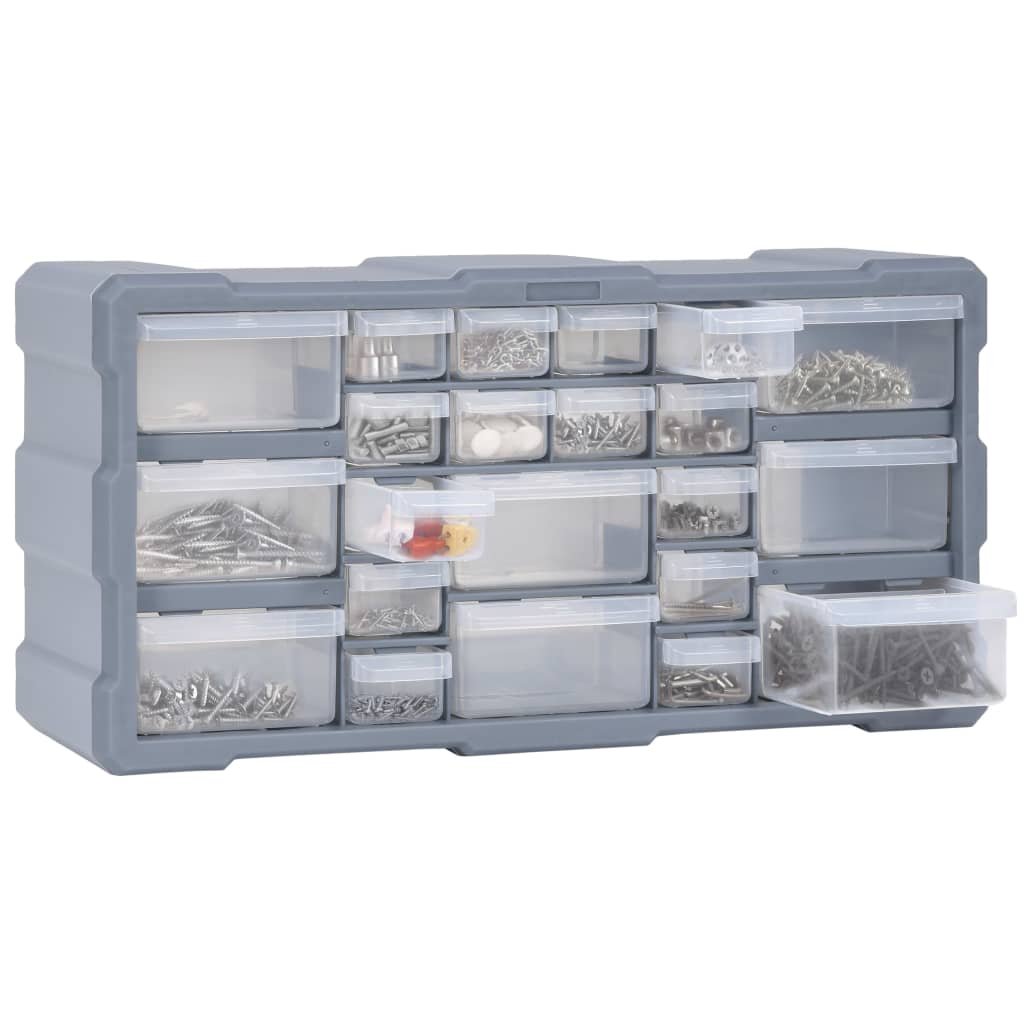 vidaXL Organizer z 22 szufladkami, 49x16x25,5 cm