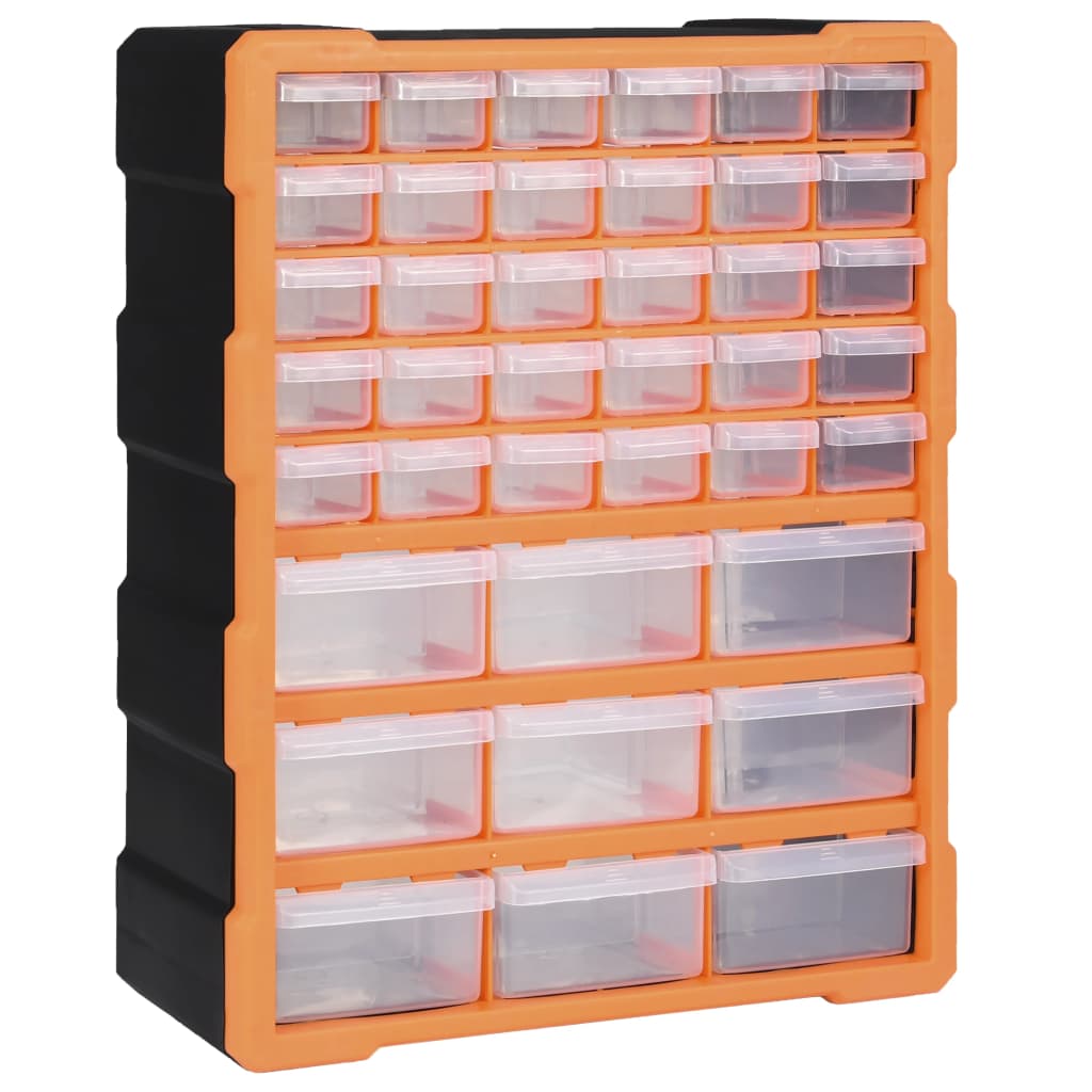 vidaXL Organizer z 39 szufladkami, 38x16x47 cm