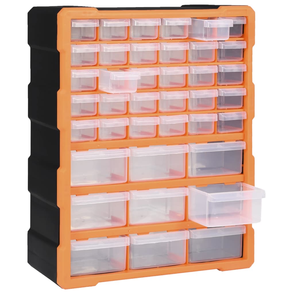 vidaXL Organizer z 39 szufladkami, 38x16x47 cm