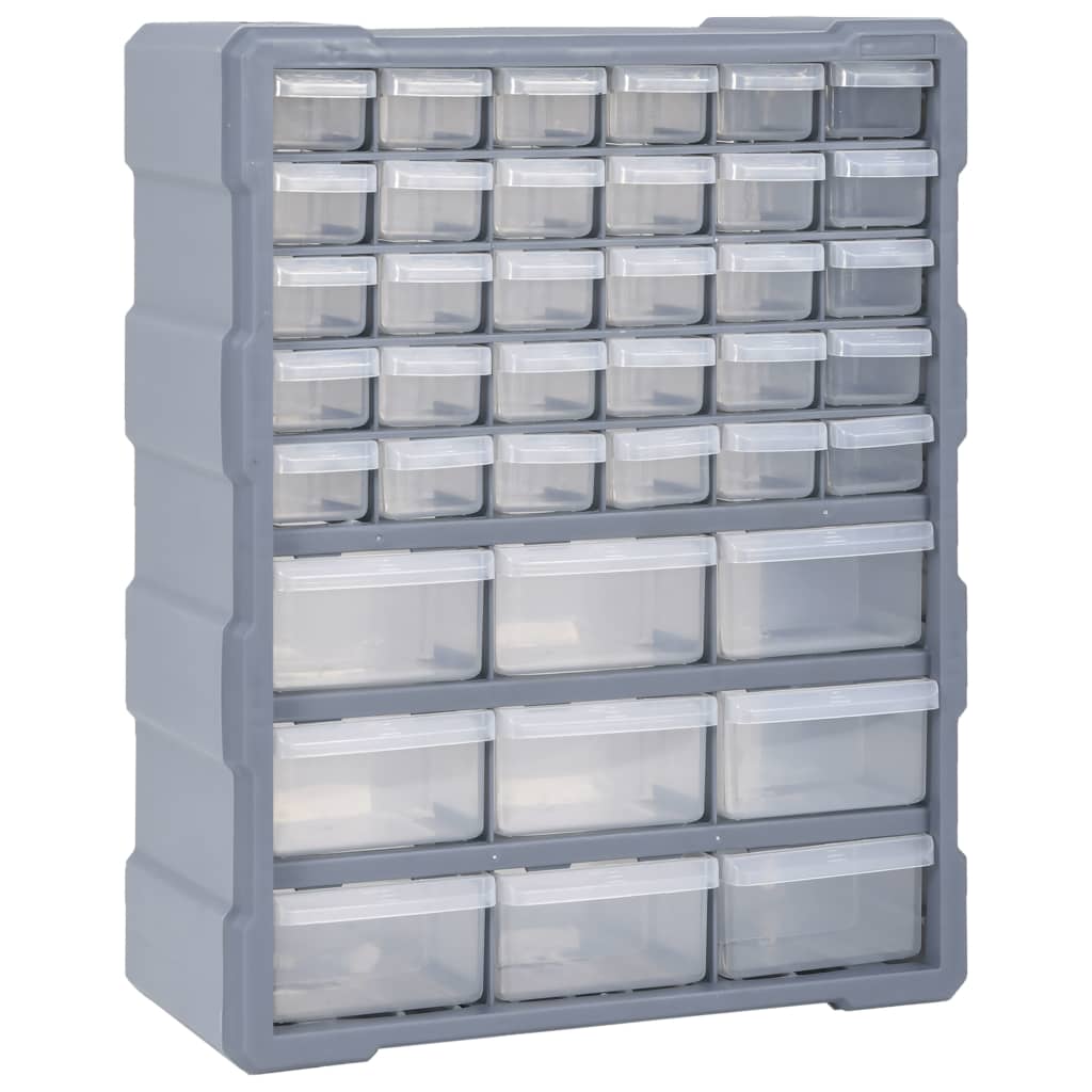 vidaXL Organizer z 39 szufladkami, 38x16x47 cm
