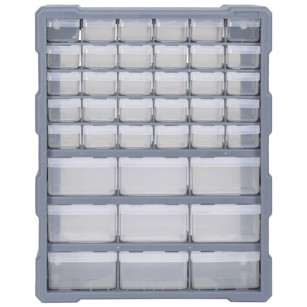 vidaXL Organizer z 39 szufladkami, 38x16x47 cm