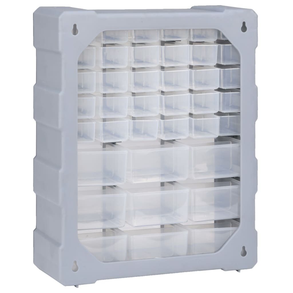 vidaXL Organizer z 39 szufladkami, 38x16x47 cm